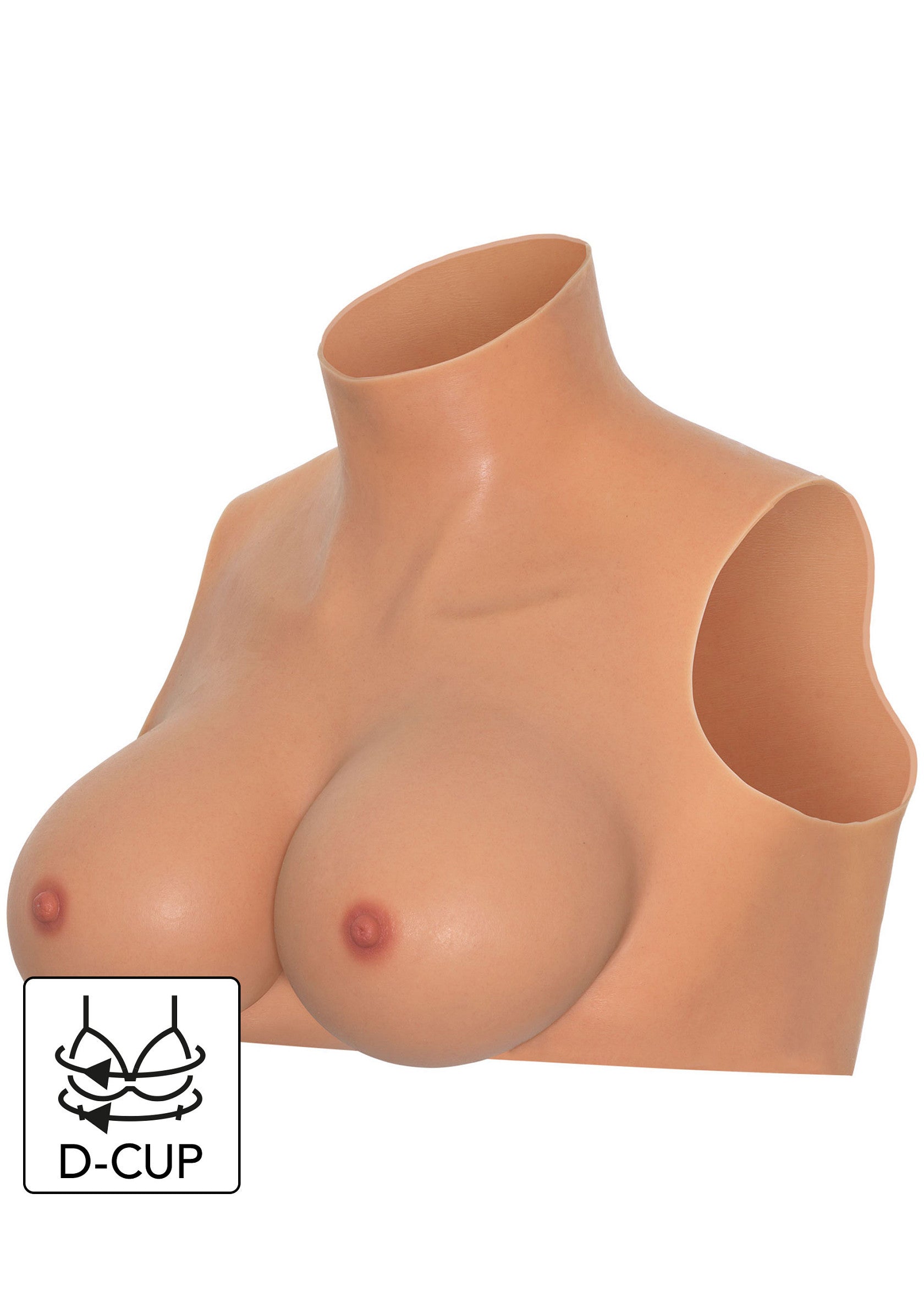 Wearable Breasts Crop Top D Cup
