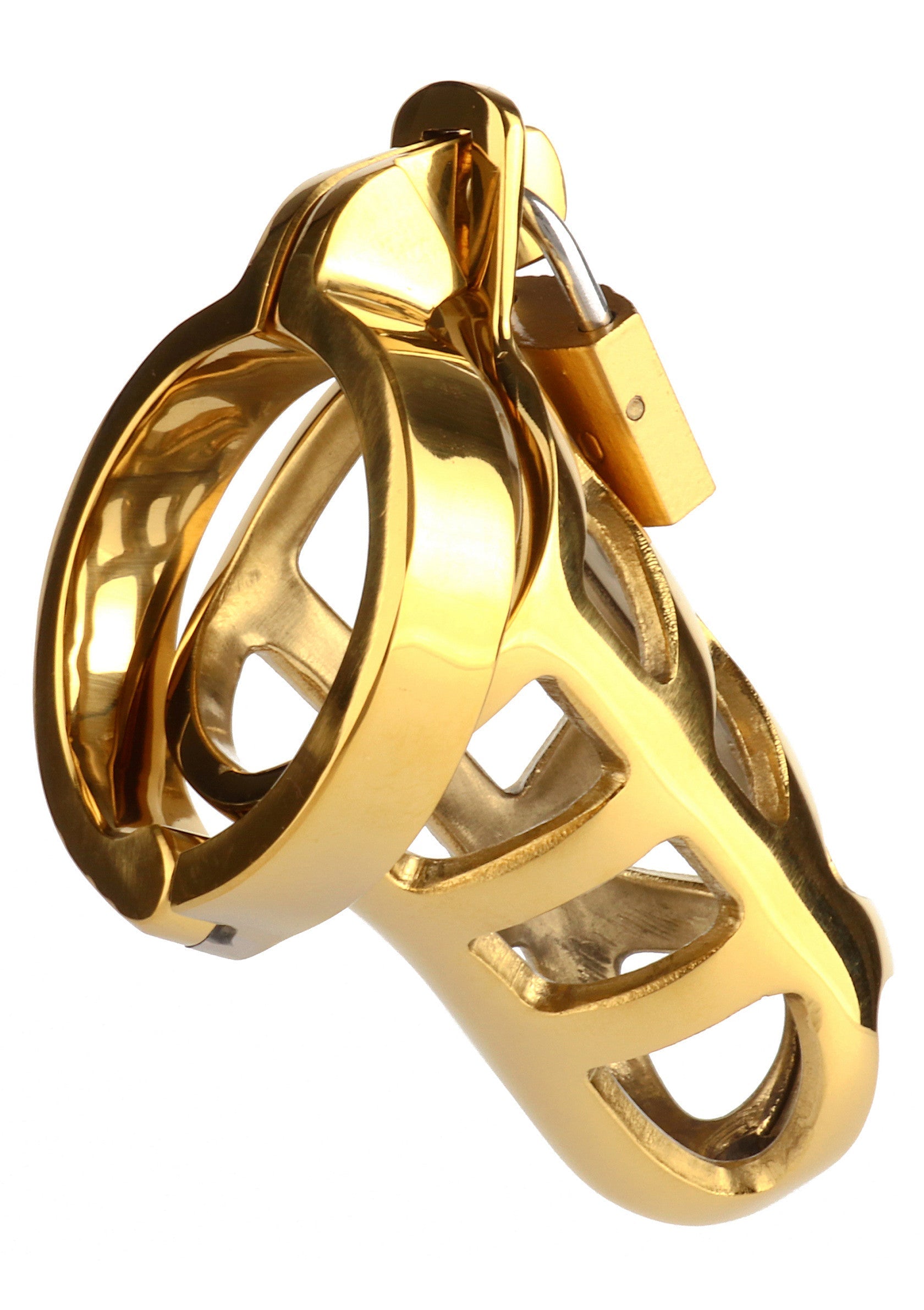 Brutal Chastity Cage Gold