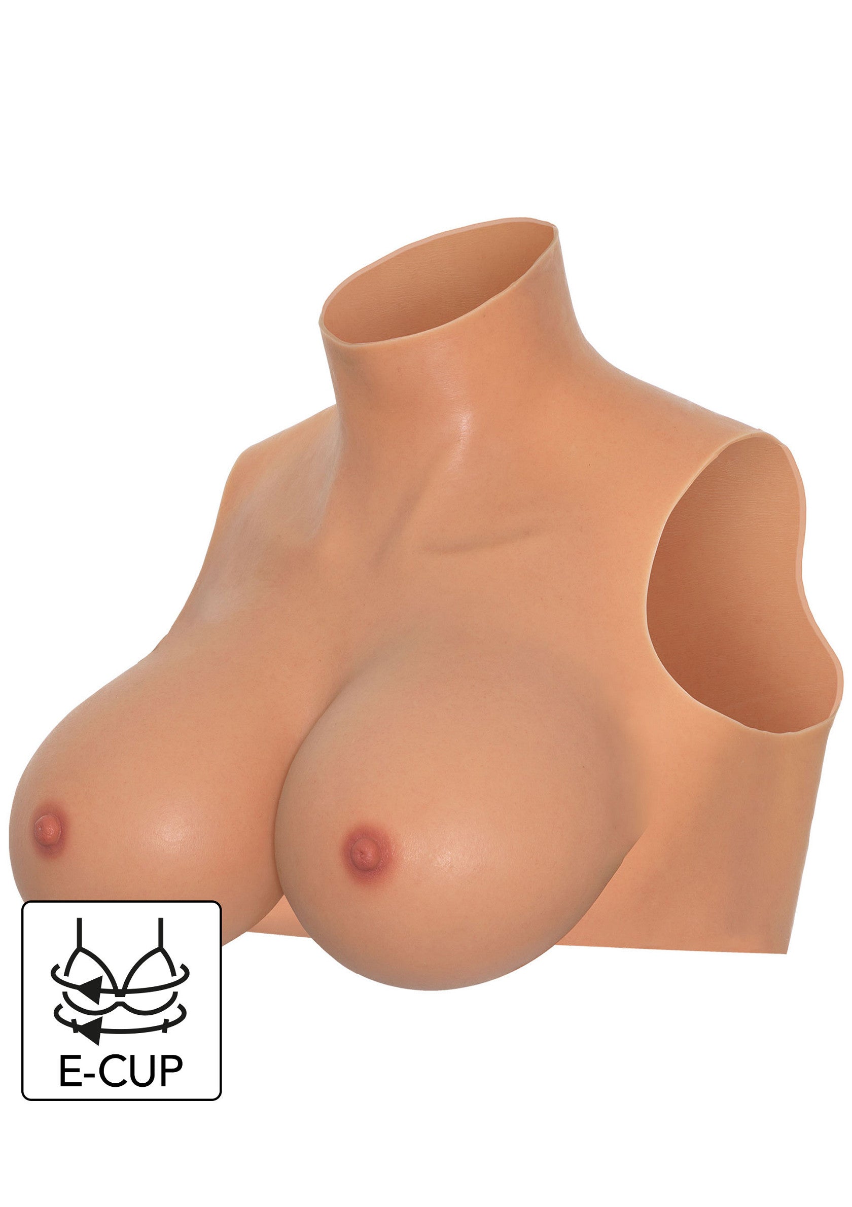 Wearable Breasts Crop Top E Cup
