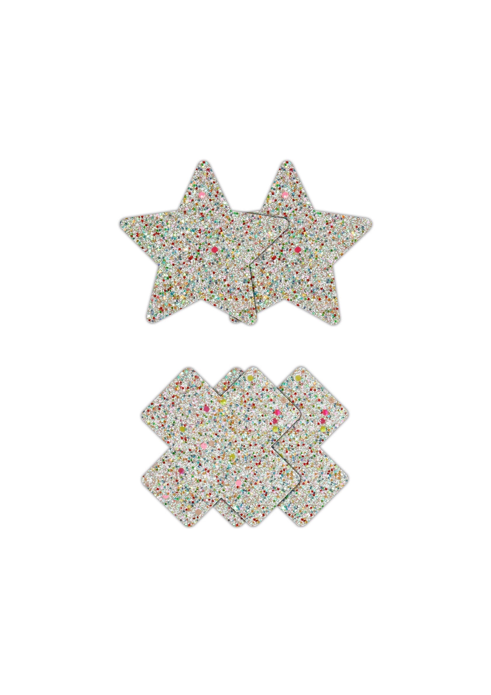 Pasties Star & Cross 2 Pair