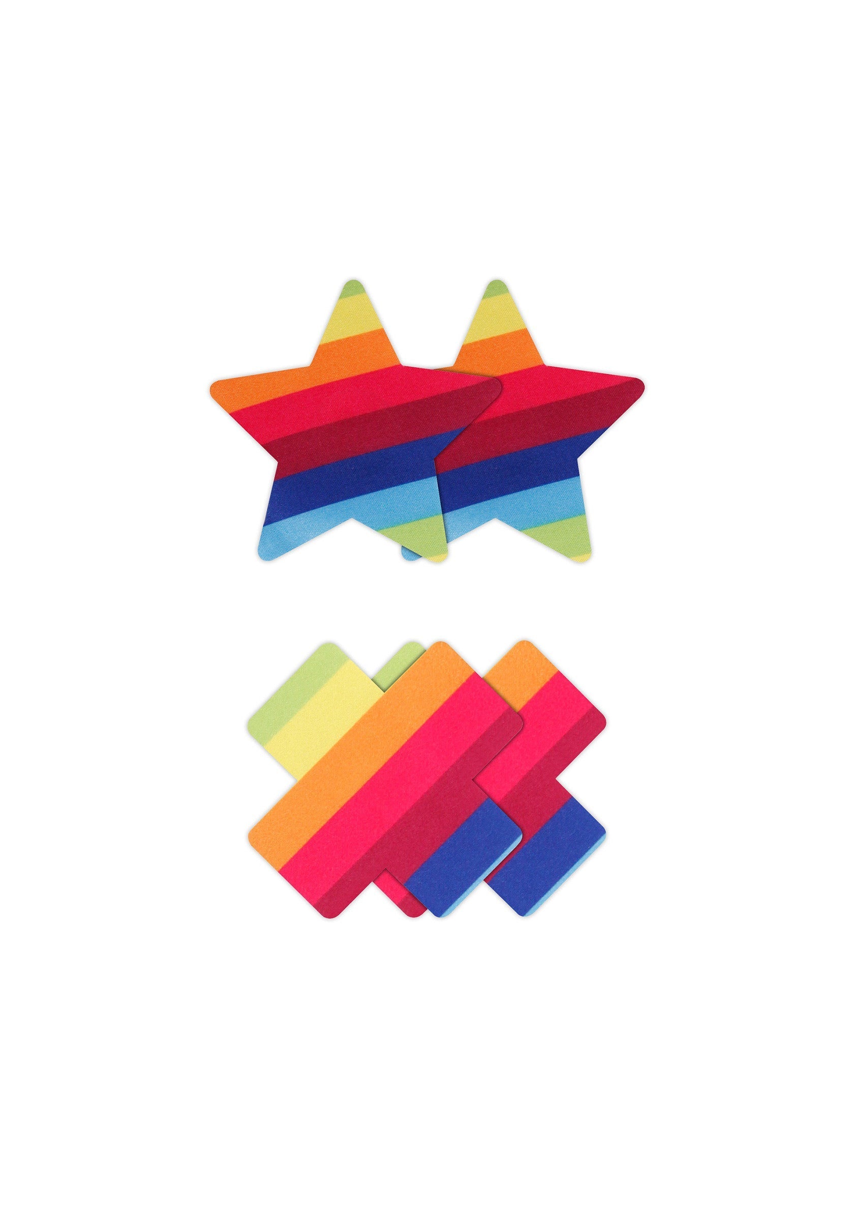 Pasties Cross & Star 2 Pair