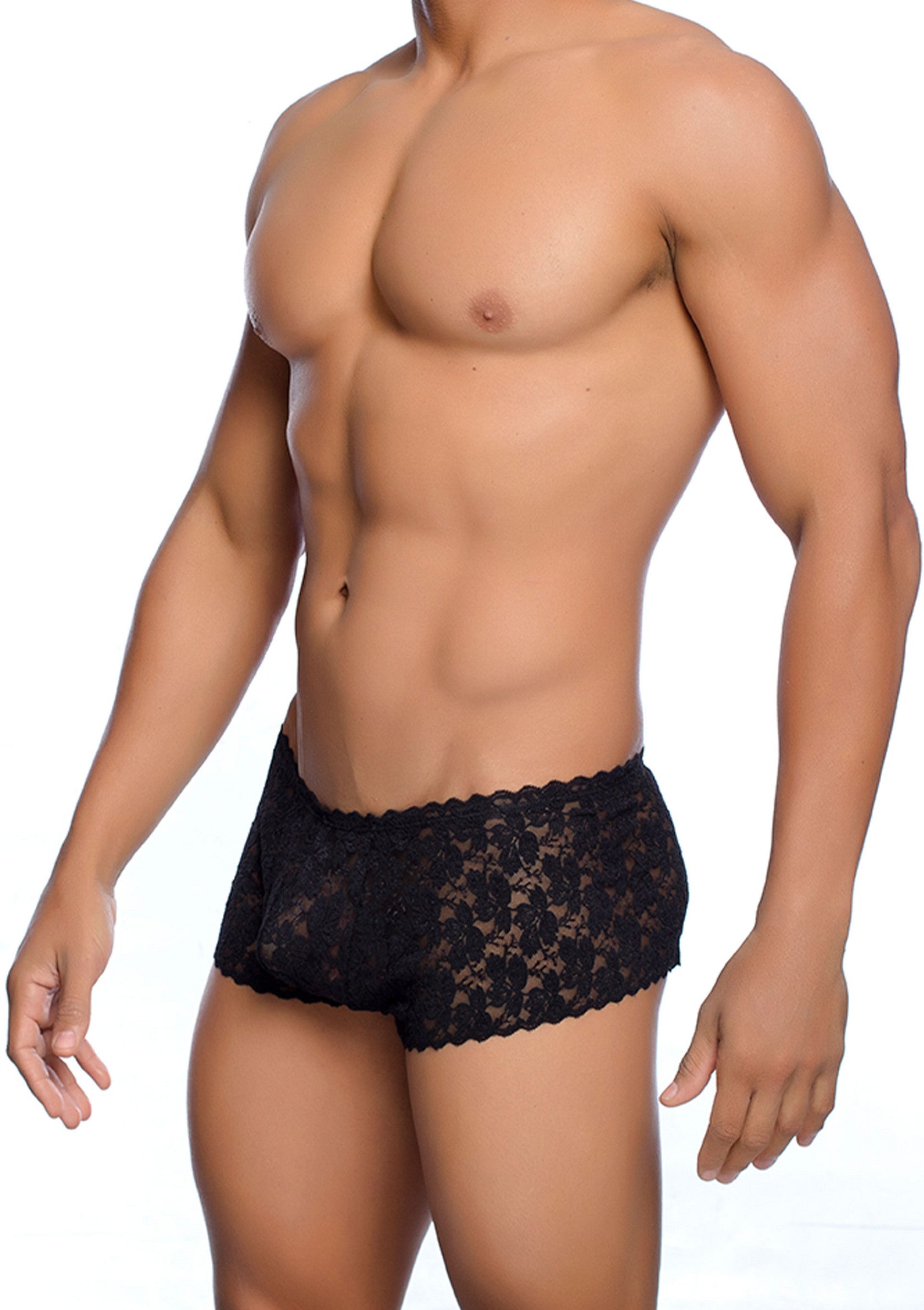 Rose Lace Boy Short