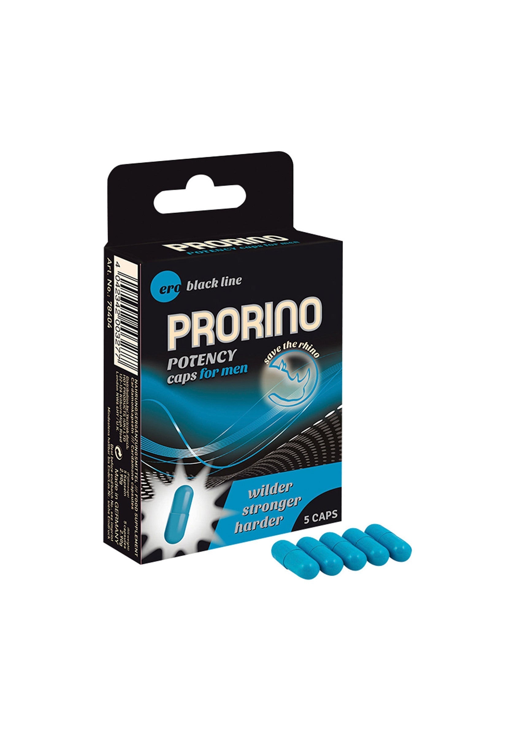 Prorino Potency Caps For Men 5 pcs